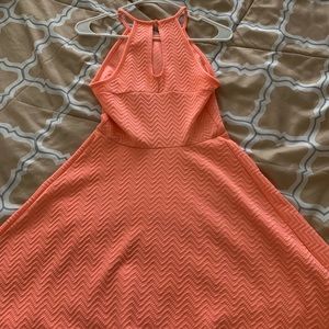 Peach dress
